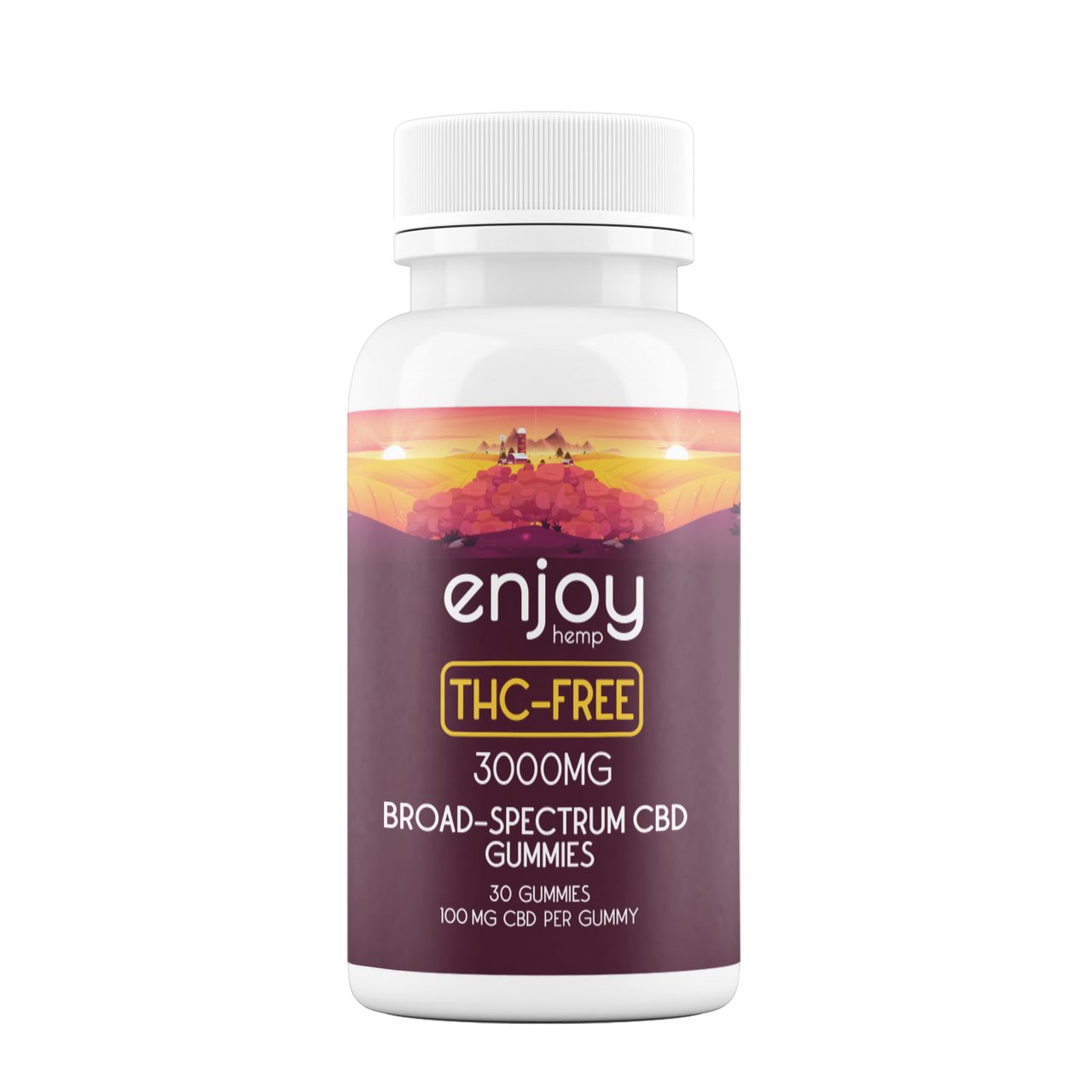 Enjoy Hemp THC-Free CBD Gummies - Broad-Spectrum CBD Best Sales Price - Gummies