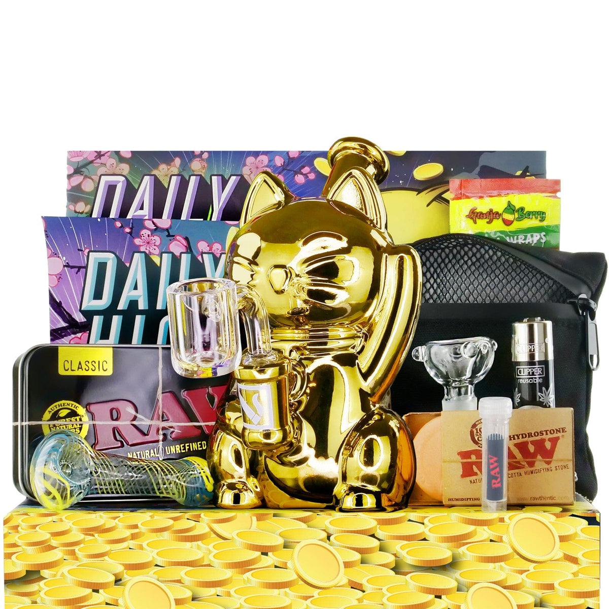 Daily High Club "Lucky Cat" Smoking Box Best Sales Price - Bundles