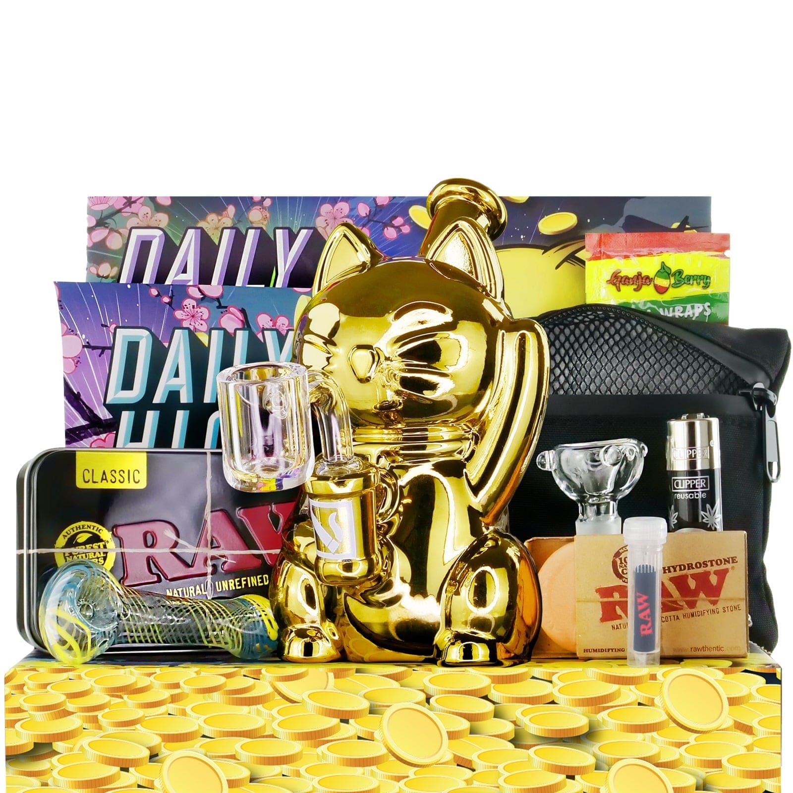 Daily High Club "Lucky Cat" Smoking Box Best Sales Price - Bundles