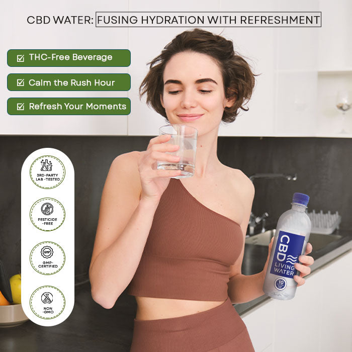 CBD Living CBD Water Best Sales Price - Edibles