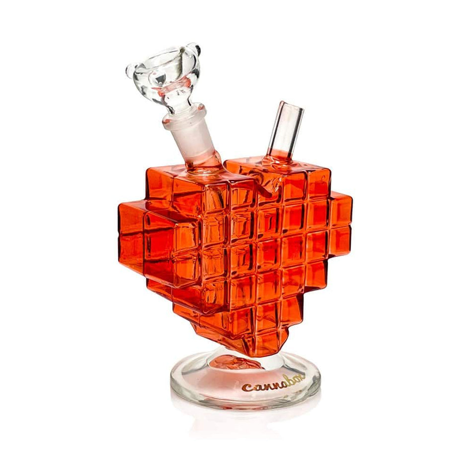 8-Bit Pixel Heart Bong
