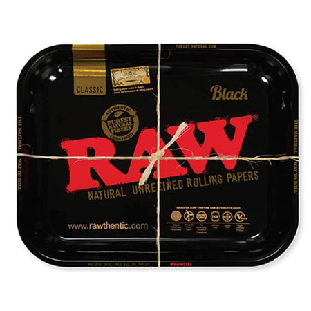 Raw Black Rolling Tray Best Sales Price - Rolling Papers & Supplies