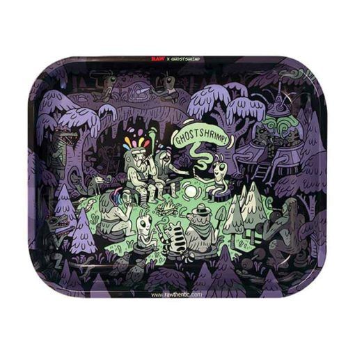 RAW Ghostshrimp Tray Halloween Edition Extra Large Best Sales Price - Rolling Papers & Supplies