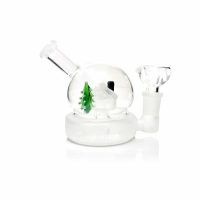 Cannabox Cozy Cabin Snow Globe Mini Bong Best Sales Price - Bongs
