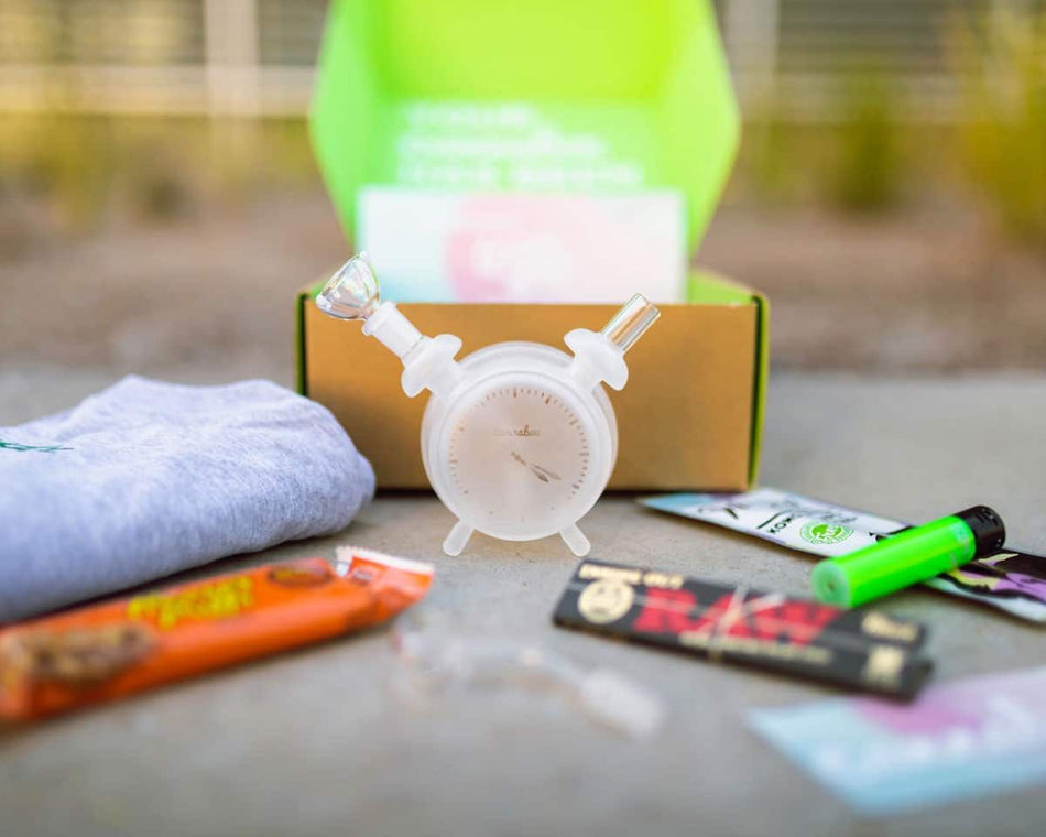 Cannabox Wake N’ Bake Alarm Clock Bong Best Sales Price - Bongs