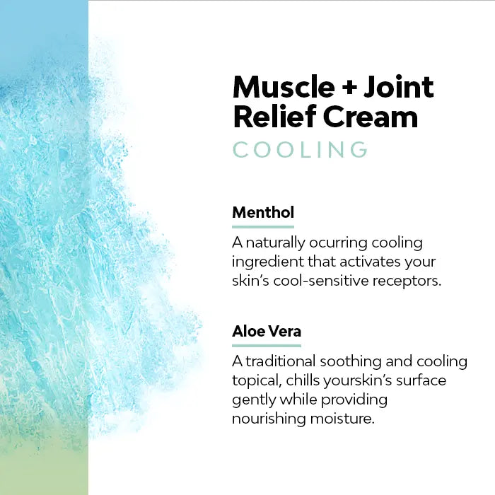 Cooling Pain Relief Cream with CBD and Menthol