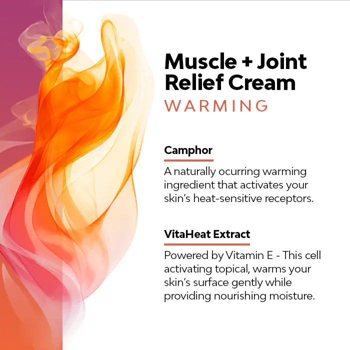 Warming Pain Relief Cream with CBD + CBG
