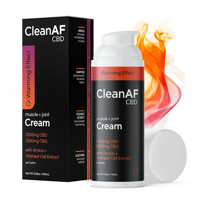 Warming Pain Relief Cream with CBD + CBG