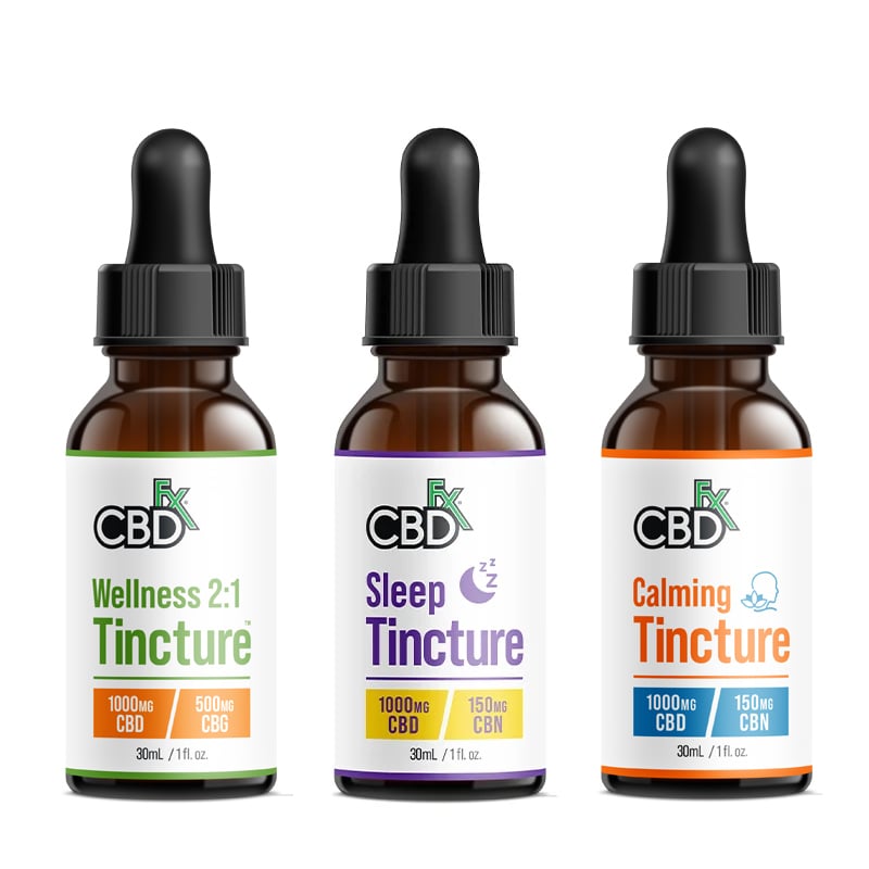 CBDfx Complete CBD Oil Tincture Set