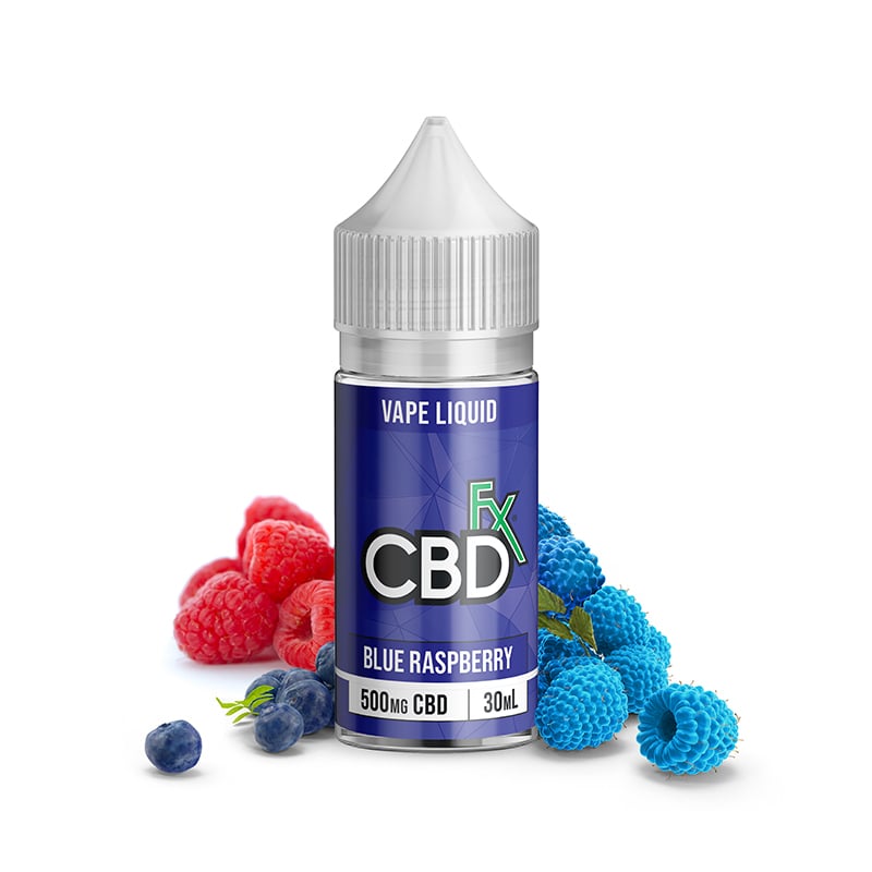 CBDfx Blue Raspberry CBD Vape Juice 500 – 2000mg
