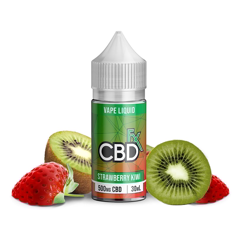 CBDfx Strawberry Kiwi CBD Vape Juice 500 – 2000mg