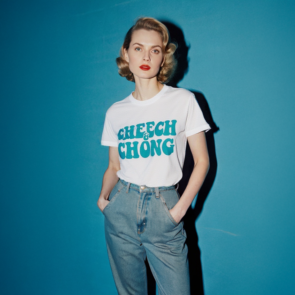 Cheech & Chong High Since ’71 Tee – White