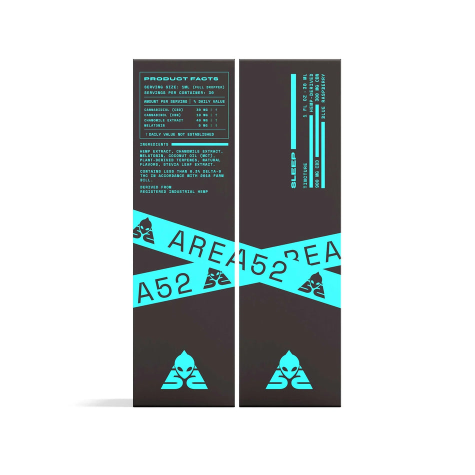 Area 52 | Neptune CBD + CBN + Melatonin Sleep Tincture - 1200mg Best Sales Price - Tincture Oil