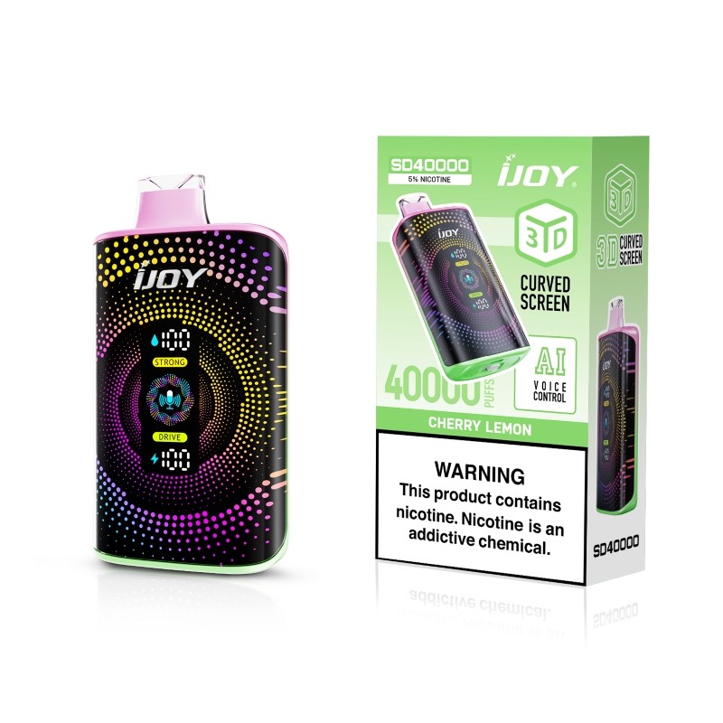 iJOY Bar SD40000 AI Voice Control Disposable Vape 20ml 5%