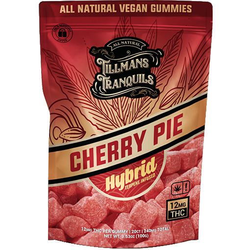 Tillmans Tranquils Cherry Pie Delta 9 THC Gummies 240mg – Hybrid Best Sales Price - Gummies