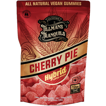 Tillmans Tranquils Cherry Pie Delta 9 THC Gummies 240mg – Hybrid Best Sales Price - Gummies
