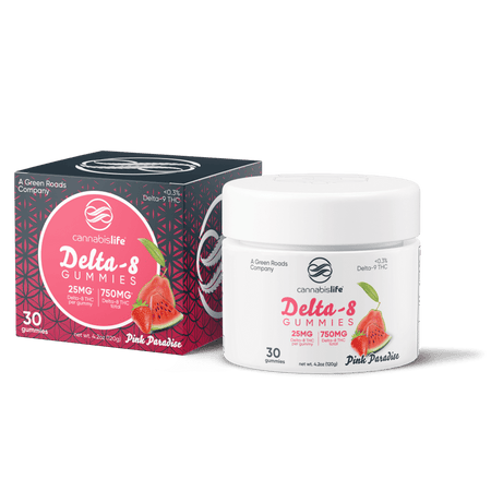 Cannabis Life Pink Paradise Delta-8 Gummies Best Sales Price - Gummies