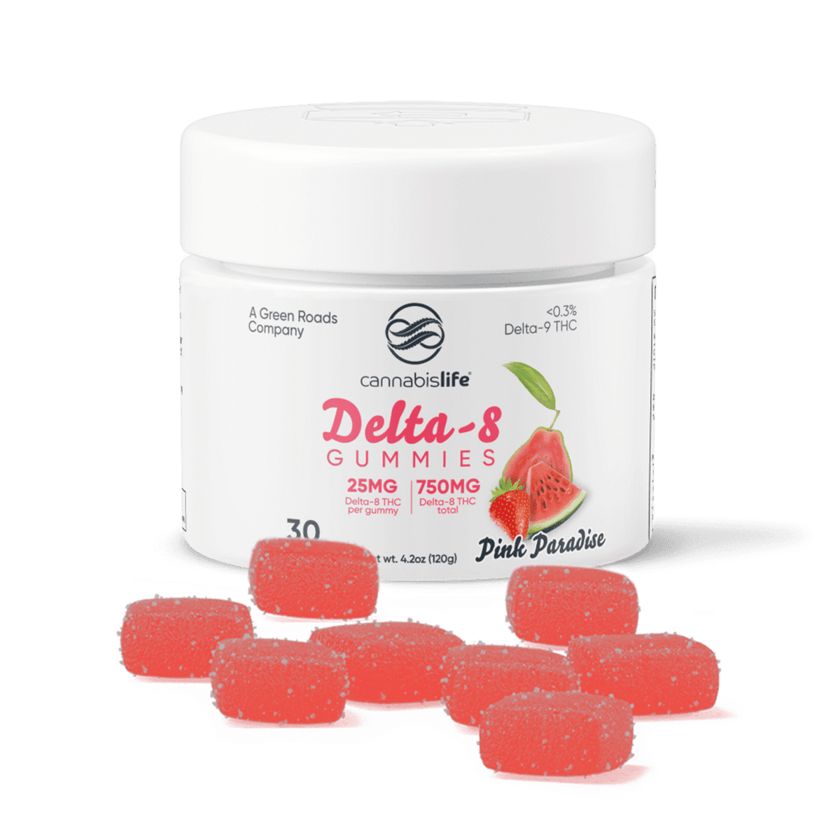Cannabis Life Pink Paradise Delta-8 Gummies Best Sales Price - Gummies