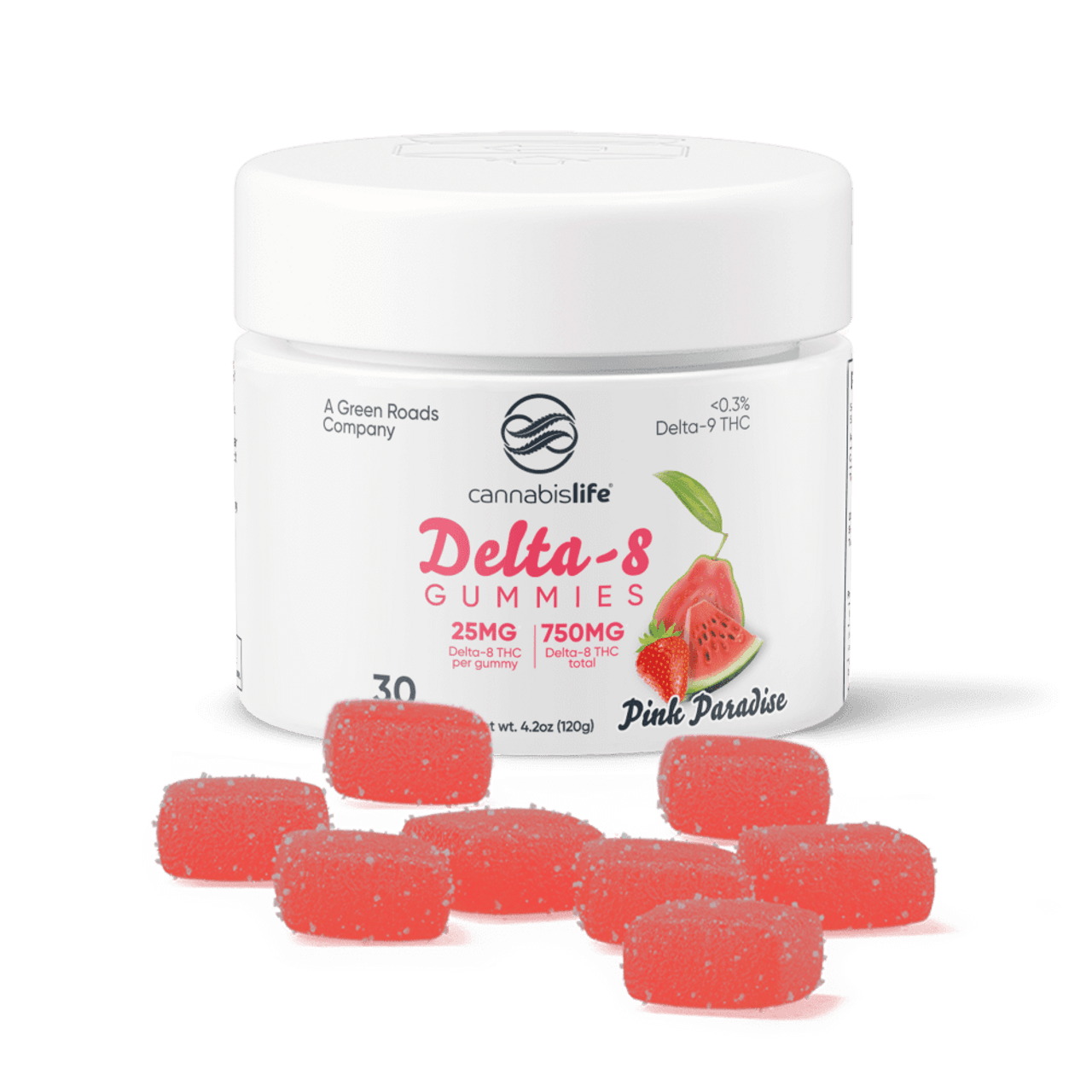 Cannabis Life Pink Paradise Delta-8 Gummies Best Sales Price - Gummies