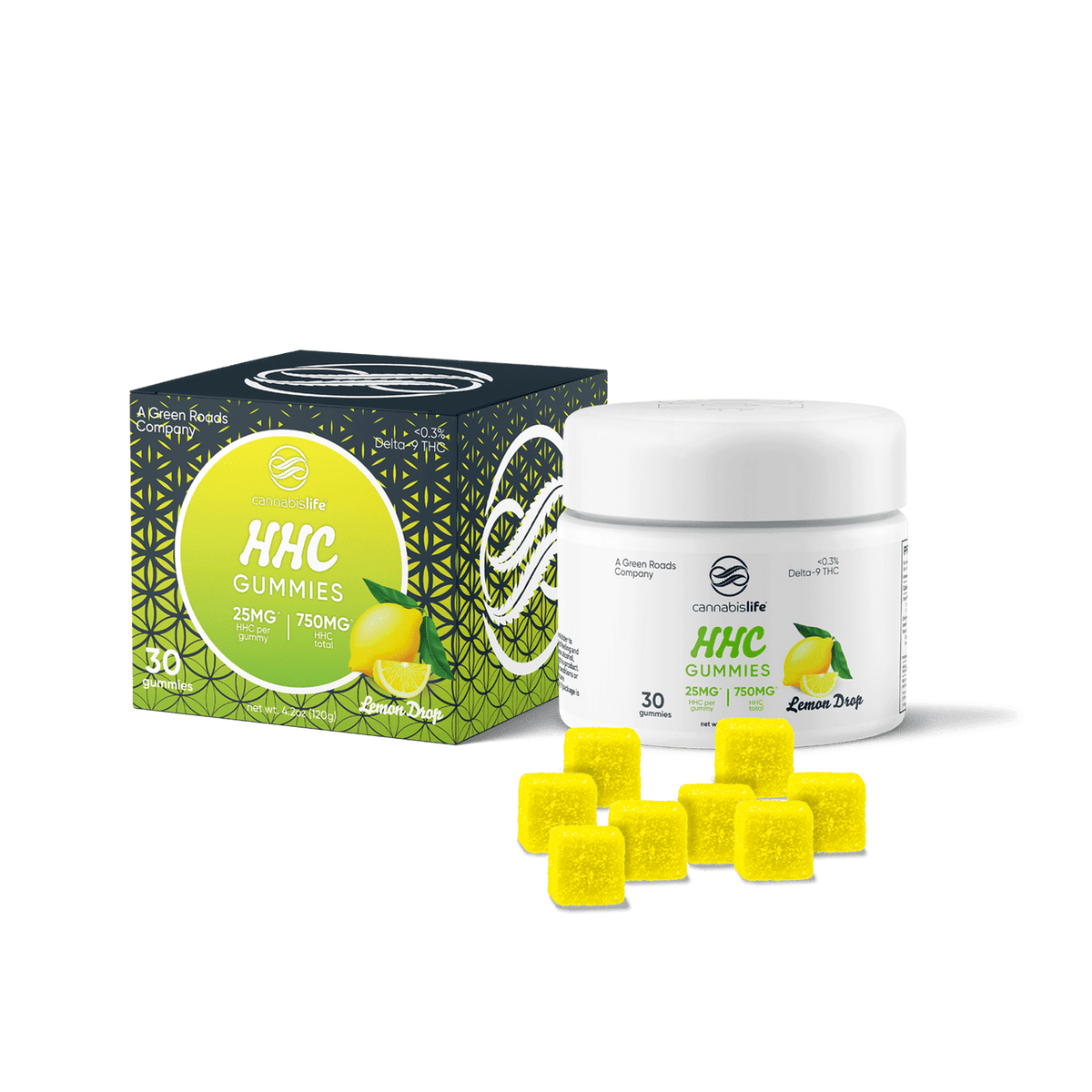 Cannabis Life Lemon Drop HHC Gummies - (30ct) 750mg Best Sales Price - Gummies