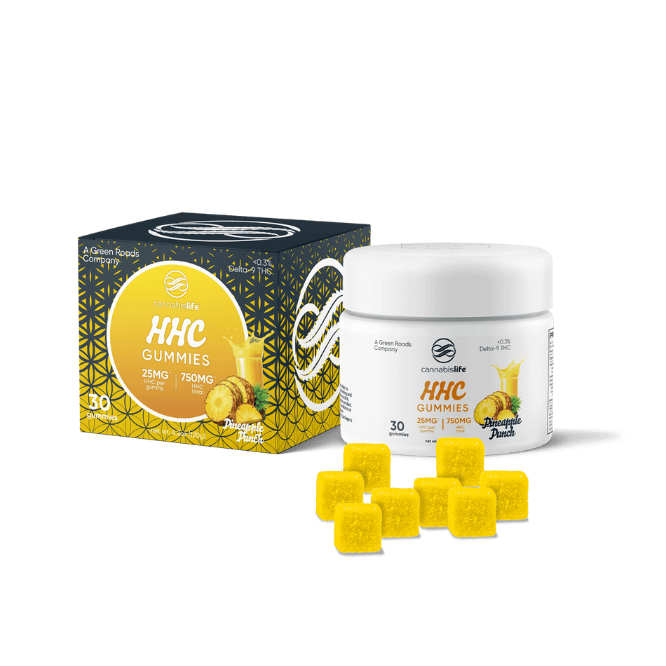 Cannabis Life Pineapple Punch HHC Gummies - (30ct) 750mg Best Sales Price - Gummies