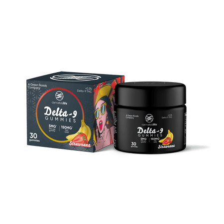 Cannabis Life STRAWNANA DELTA-9 GUMMIES - (30CT) 150MG Best Sales Price - Gummies