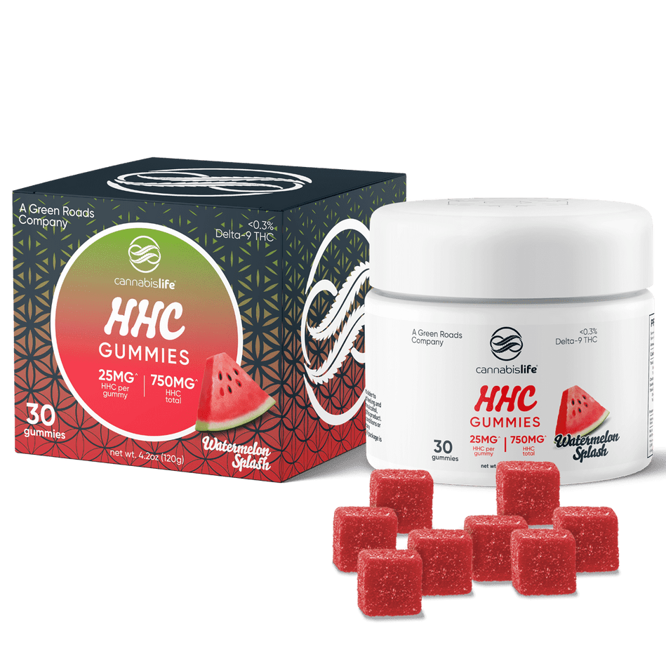 Cannabis Life Watermelon Splash HHC Gummies - (30ct) 750mg Best Sales Price - Gummies