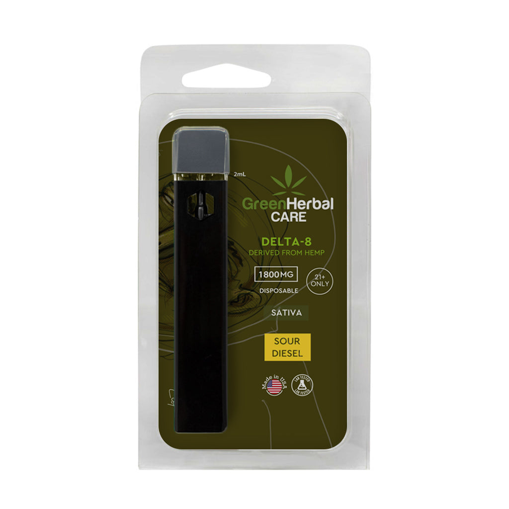 Green Herbal Care GHC Delta-8 THC Disposable Vape Best Sales Price - Vape Pens