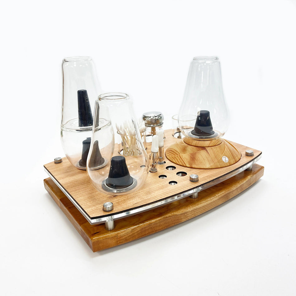 The Zenco Drinking Glass Vaporizer Organizing Tray