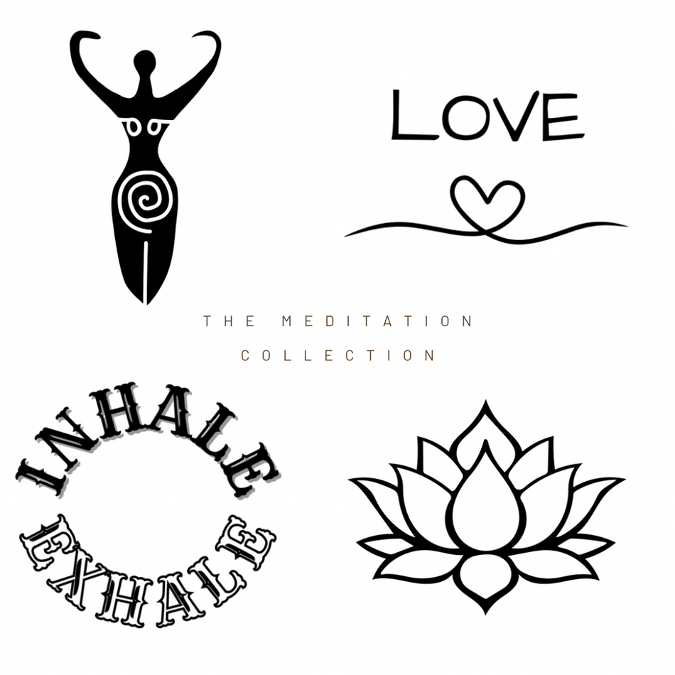 CBD temporary tattoos - The Meditation Collection