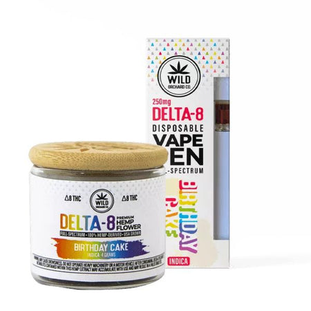 Wild Orchard Bundle | Delta 8 Hemp Flower 4g Jar and Vape Pen 250mg Best Sales Price - Vape Pens