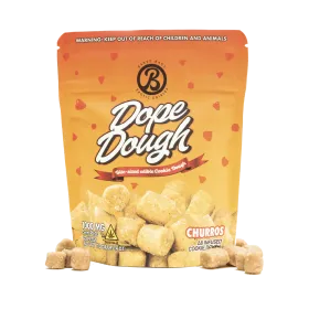 D8 Dope Dough Bites - 25mg - Churros - Baked Bags