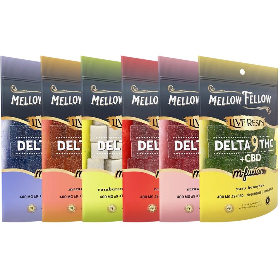 MellowFellow Delta 9 Live Resin Edibles 400mg Bundle Best Sales Price - Bundles