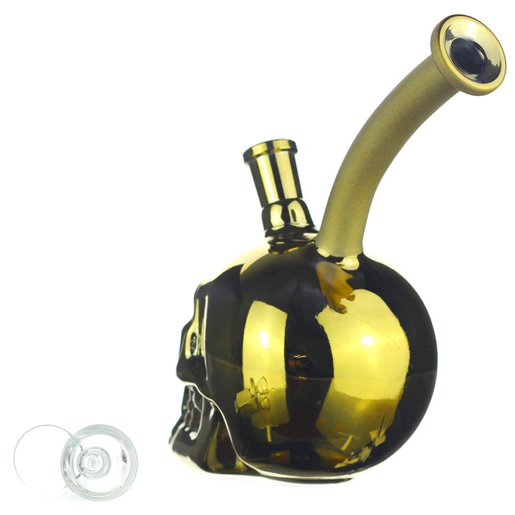 Daily High Club "Gold Skull" Bong Best Sales Price - Bongs