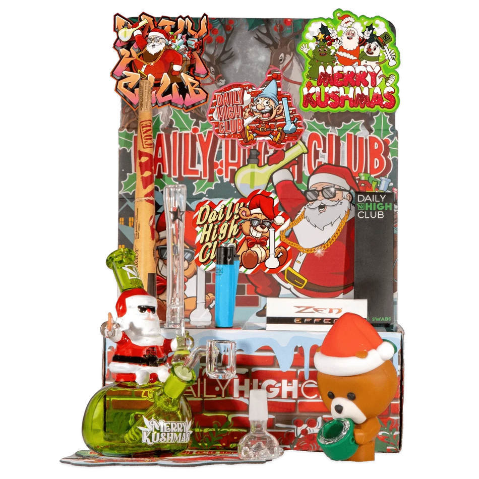 "Merry Kushmas" Smoking Box by Daily High Club DHC
