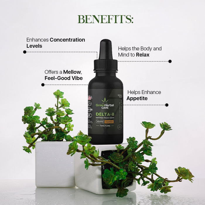 Green Herbal Care GHC Delta-8 THC Oil Best Sales Price - Tincture Oil