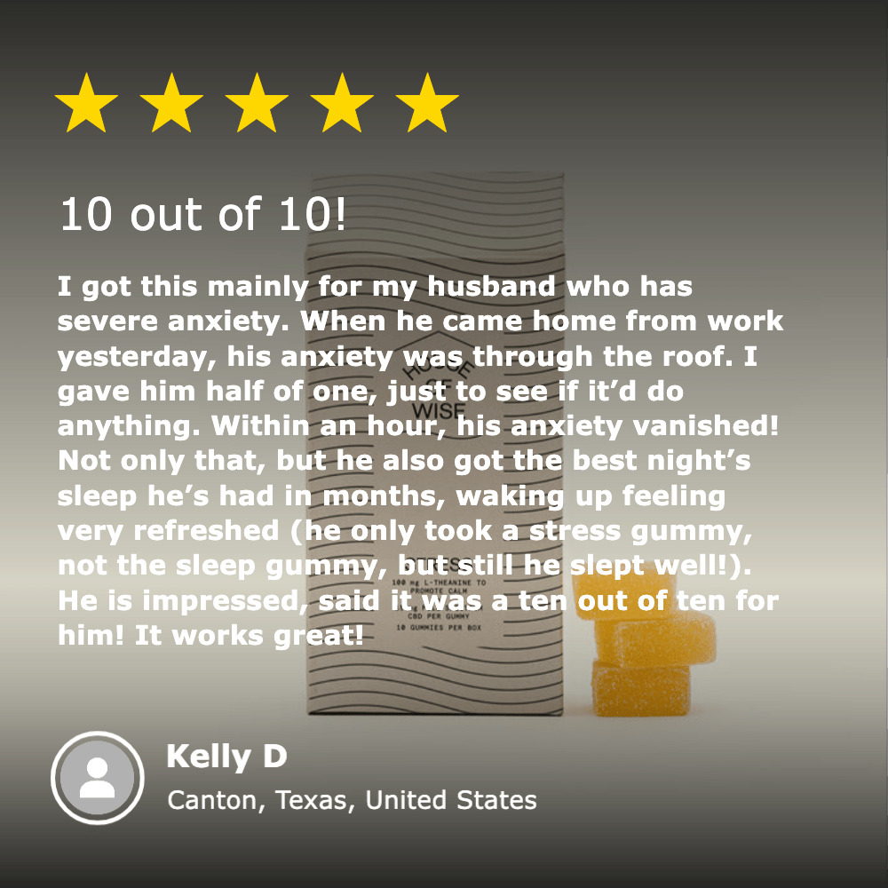 House of Wise CBD Stress Gummies (4ct.) Best Sales Price - Gummies