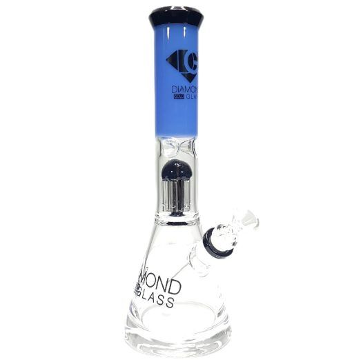 Diamond Glass T-T Tree Perc Beaker Bong Best Sales Price - Bongs