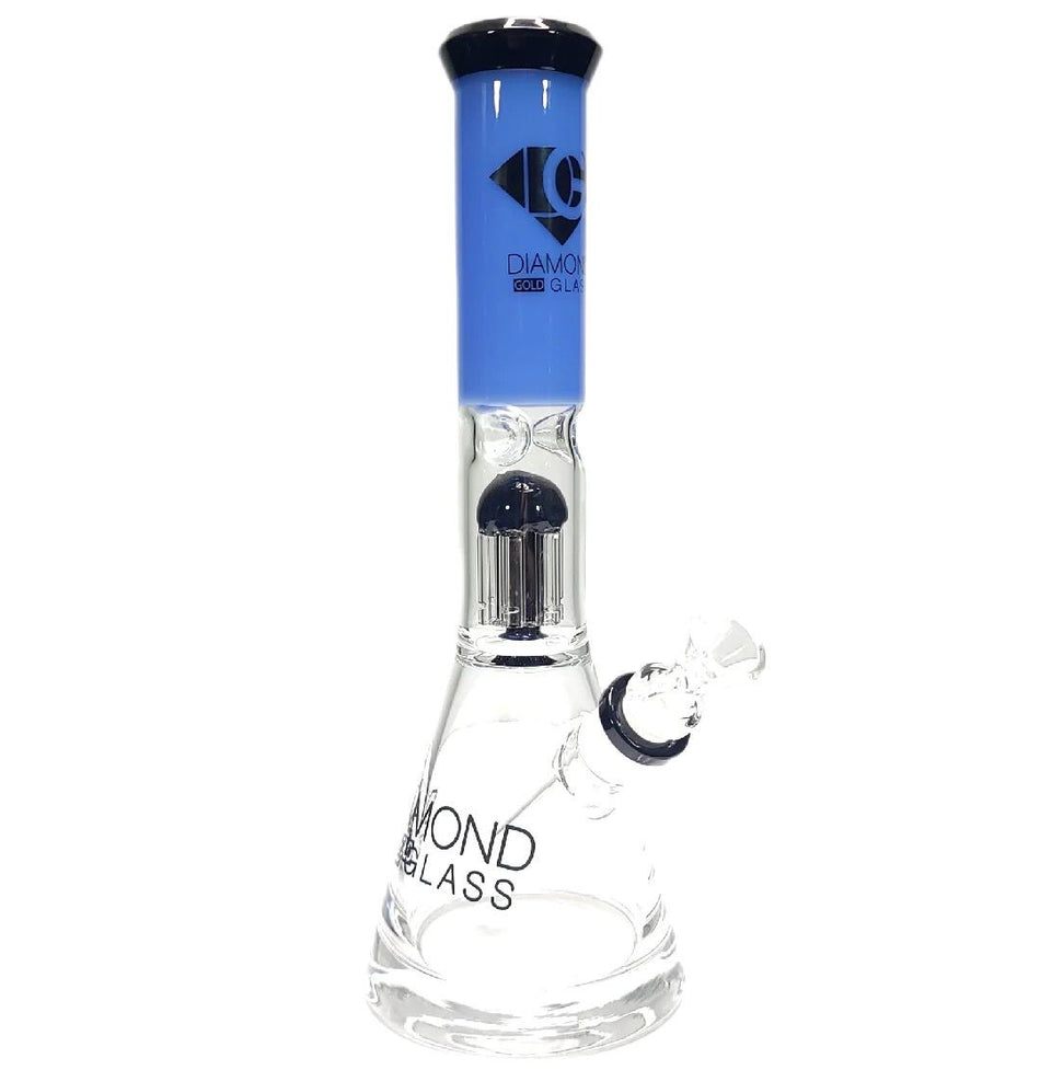 Diamond Glass T-T Tree Perc Beaker Bong Best Sales Price - Bongs