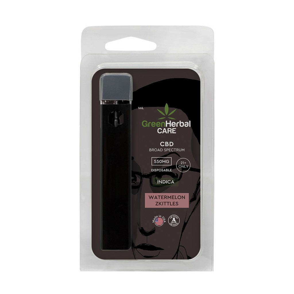 Green Herbal Care GHC CBD Broad Spectrum Disposable Vape Best Sales Price - Vape Pens