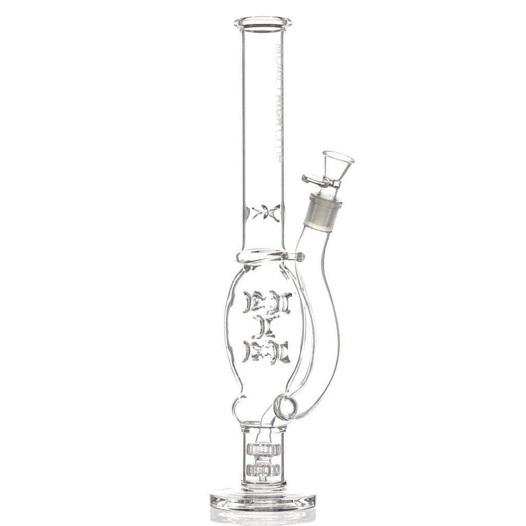 Daily High Club "Double Showerhead Swiss Perc" Bong Best Sales Price - Bongs