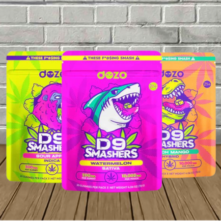 Dozo Delta 9 THC Smashers Blend Gummies 500mg Best Sales Price - Gummies