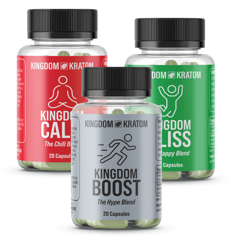 Kingdom Kratom: Kratom Blend Capsule Sample Pack