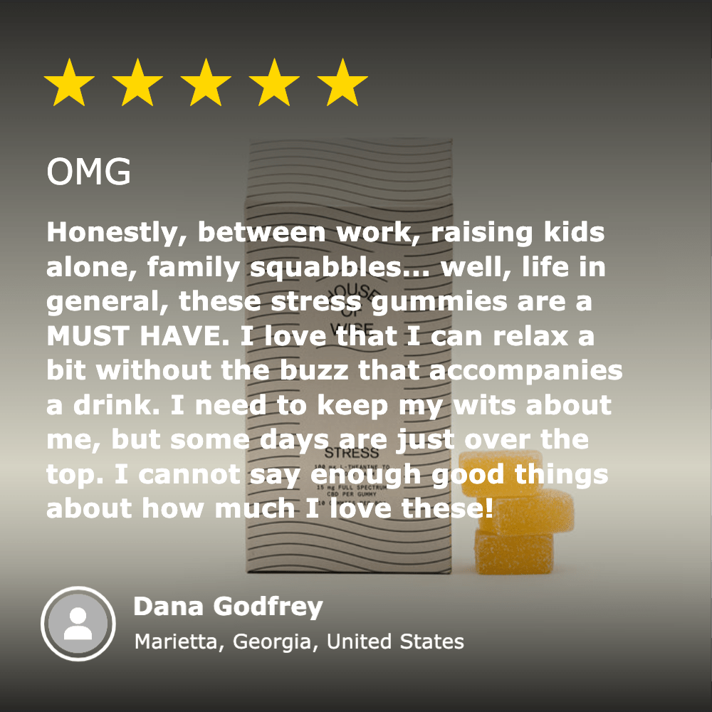 House of Wise CBD Stress Gummies (10ct.) Best Sales Price - Gummies