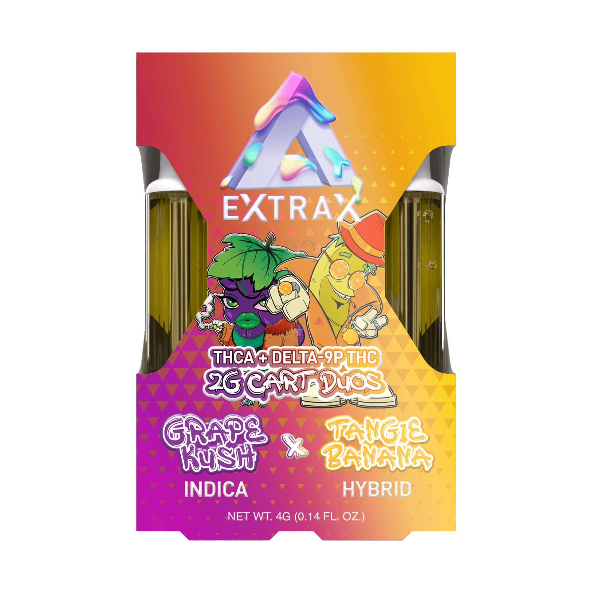 THCA + D9P 2G Cartridge Duo | Adios Blend – Extrax Best Sales Price - Vape Cartridges