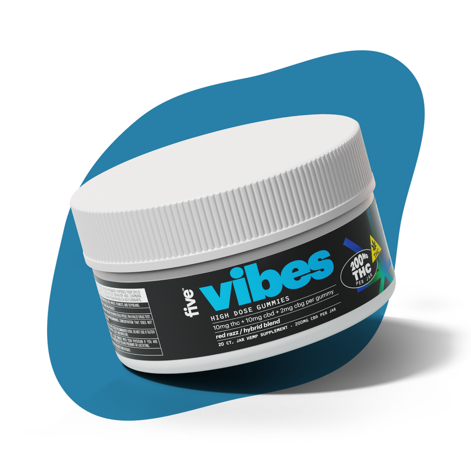 Five CBD hybrid vibes delta-9 thc mood gummies