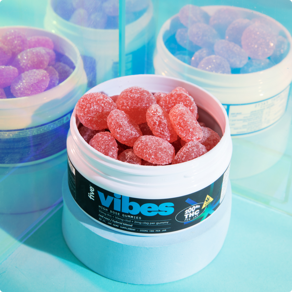 Five CBD hybrid vibes delta-9 thc mood gummies
