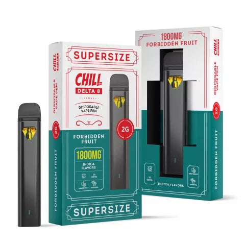 1800mg D8 Vape Pen - Forbidden Fruit - Indica - 2ml - Chill Plus Best Sales Price - Vape Pens