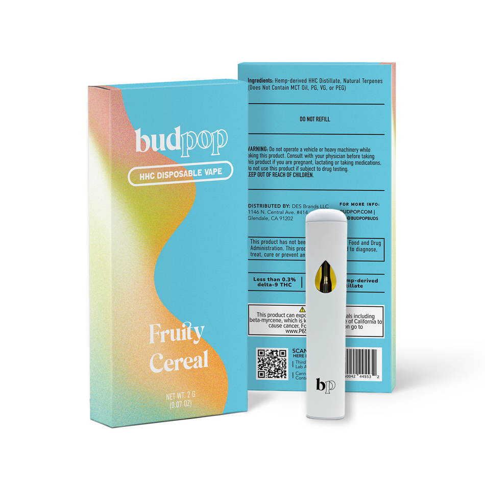 BudPop HHC Disposable Vape Pen – Fruity Cereal