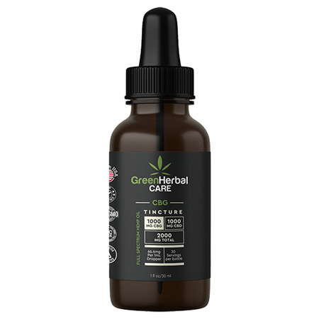 Green Herbal Care GHC Full Spectrum CBG/CBD Oil Best Sales Price - Tincture Oil